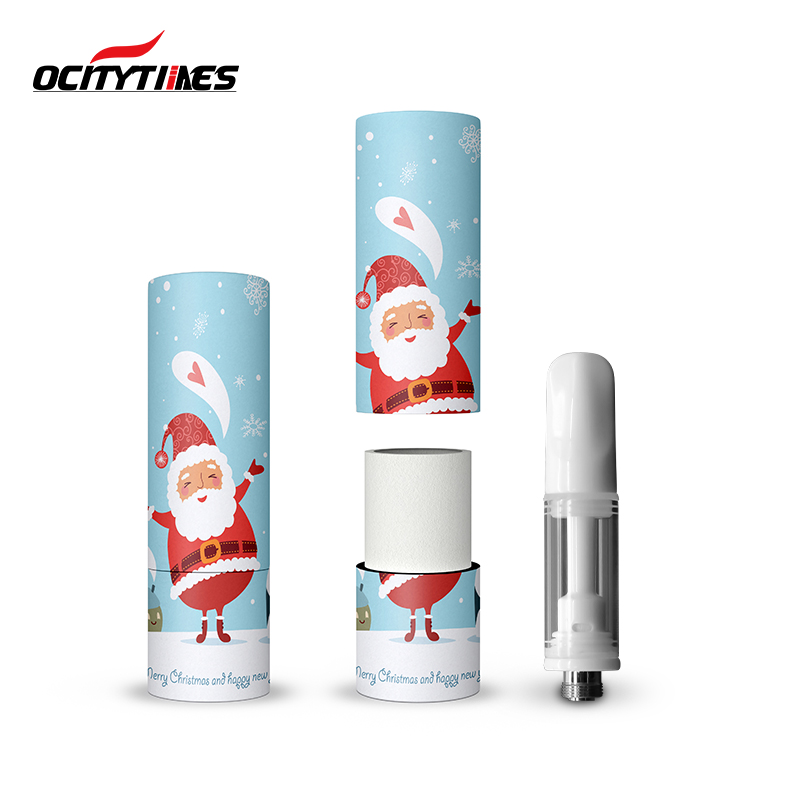 Cartuccia di vaporizzazione CBD in ceramica completa 0,5 ml 1,0 ml di pressa di pressa in olio di olio da OEM OCITYTimes