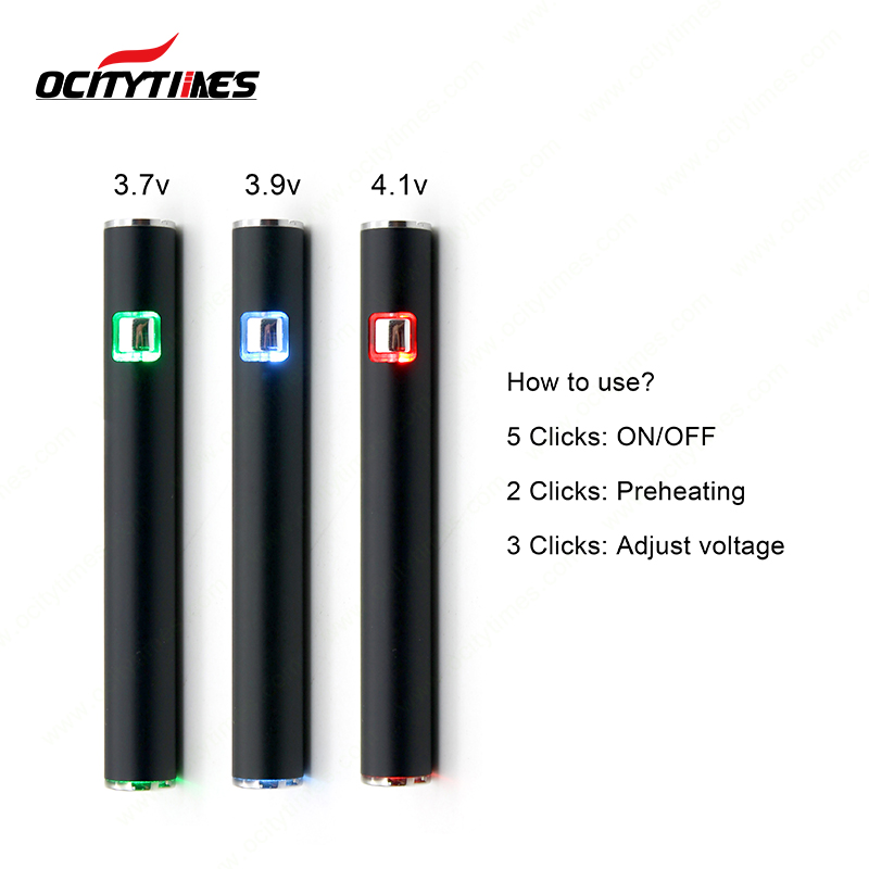 Slim Preriscalda Batteria di vaporizzazione 510 con pulsante
