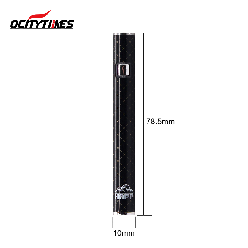 Preriscaldare la batteria da 320 mAh con olio di CBD con pulsante